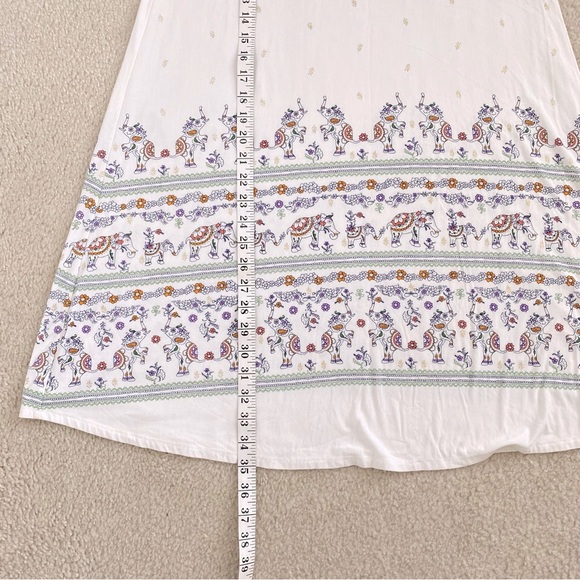 Soma Small Slip Dress Chemise Elephant Print Lace Back - Picture 12 of 14